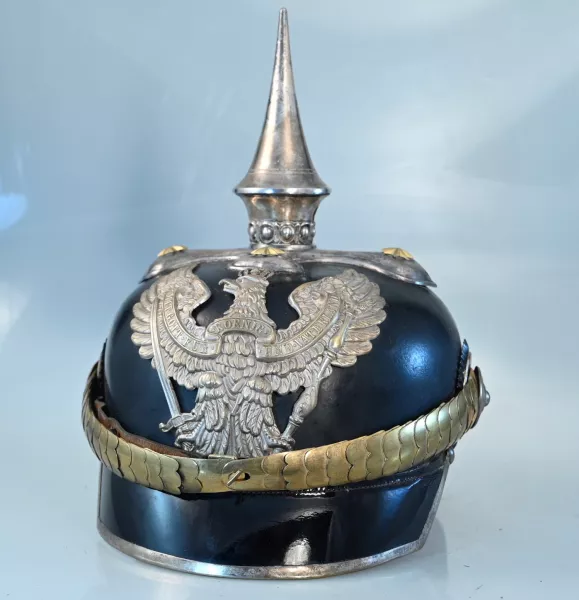 Prussian Dragoon Officer Pickelhaube - Felt Construction. RARE Visuel 1 principal